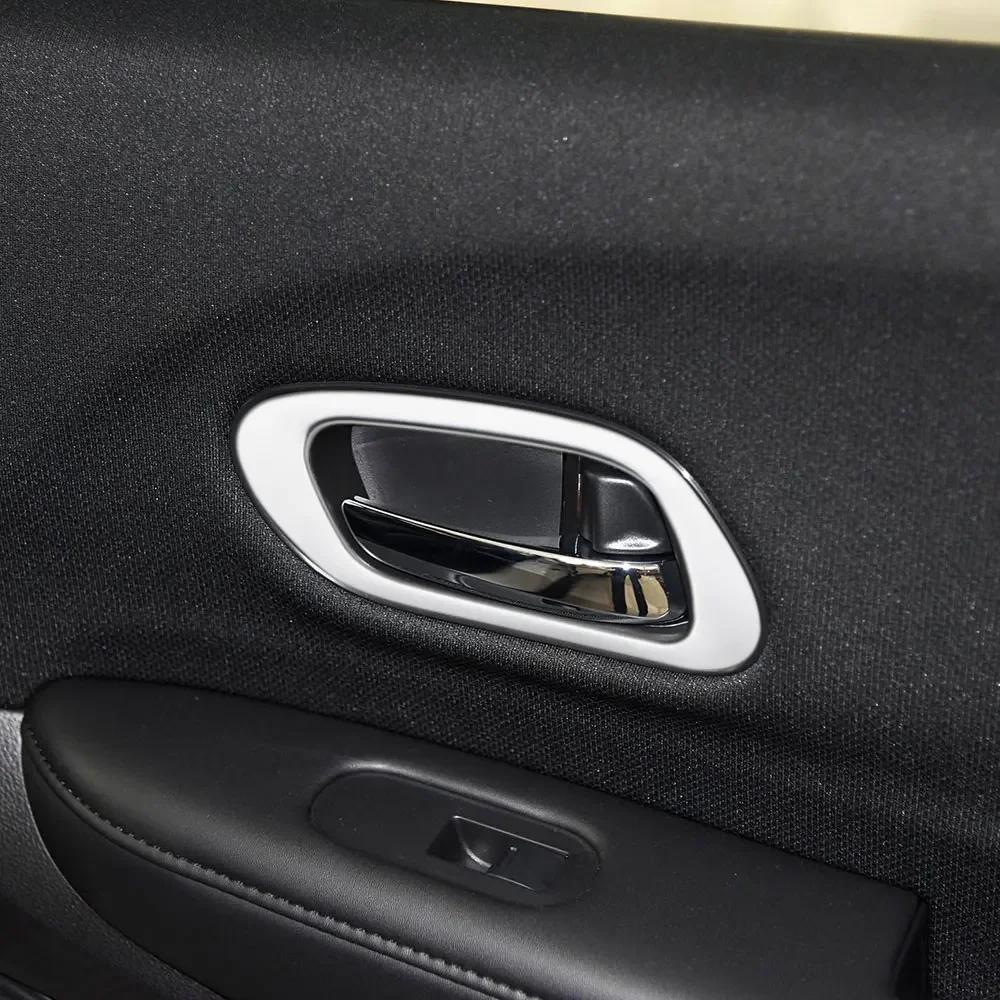 Car Door Handle Frame Trim for Honda HRV HR-V 2014 - 2020 4Pcs/set Door Handle Cover Sticker Styling Interior Accessories