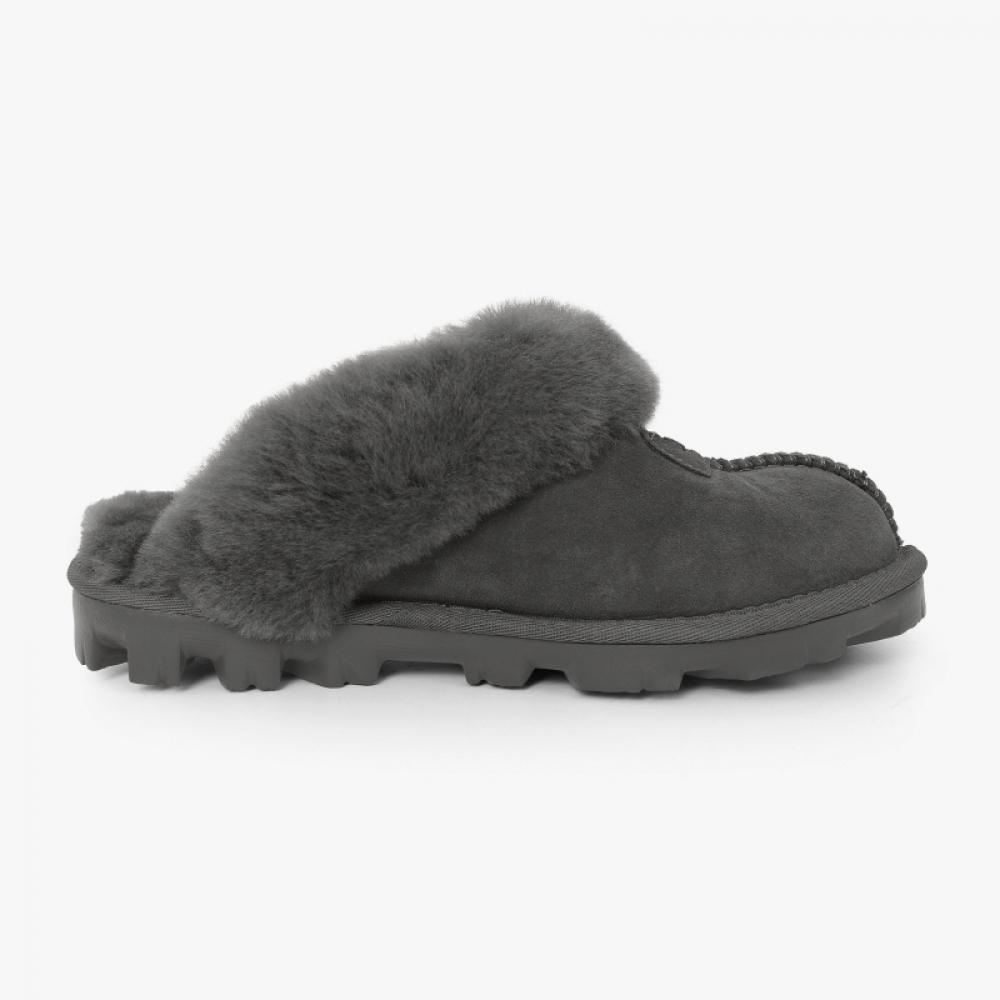 UGG 5125 Серые Кокетливые Серые Тапочки