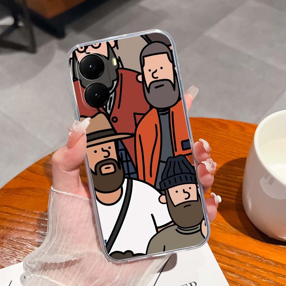 Для Xiaomi Poco X7 X6 M6 14T Pro Poco C71 C75 Xiaomi15 чехлы для телефонов Чехлы Изысканные пейзажи Ударопрочный жидкий силикон мягкий для Xiaomi Shell Bumper