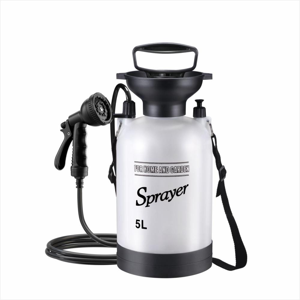 Cargill 5L Portable Outdoor Camping Shower, Surfing Rinse Kit, Beach Manual Pump Shower