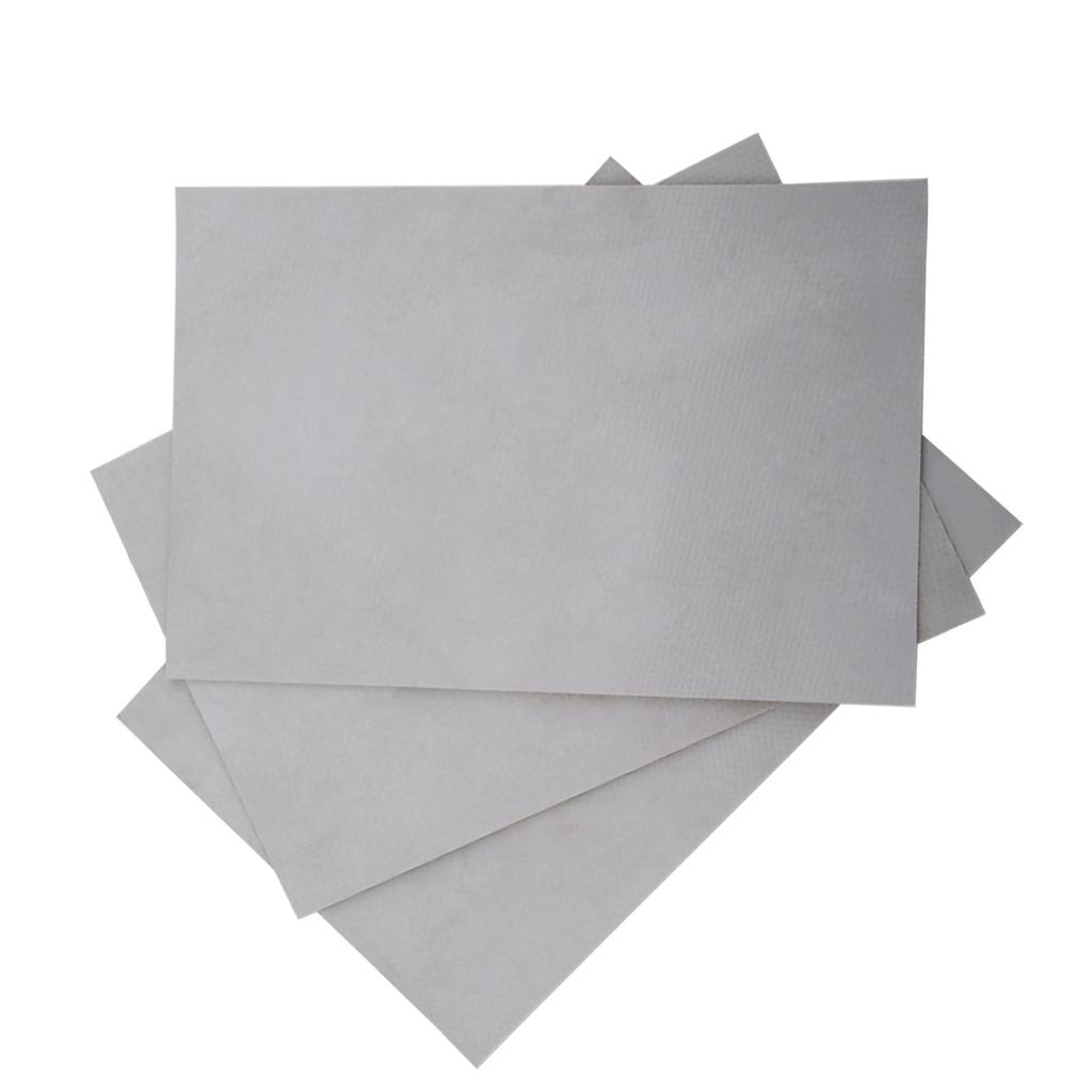 Комплект из 3 шт. ПВХ-заплаток для ремонта надувного плота, лодки, каноэ, каяка (серый)