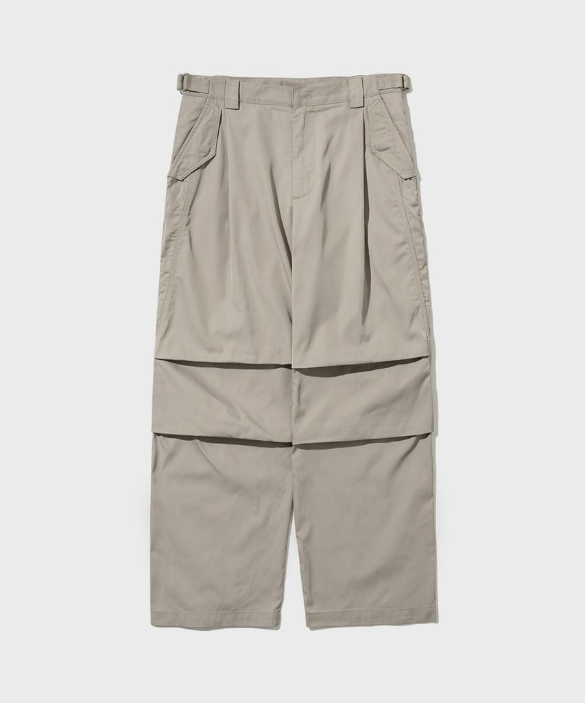 INTEMPOMOOD Paratrooper Layered Pants_Sand Khaki