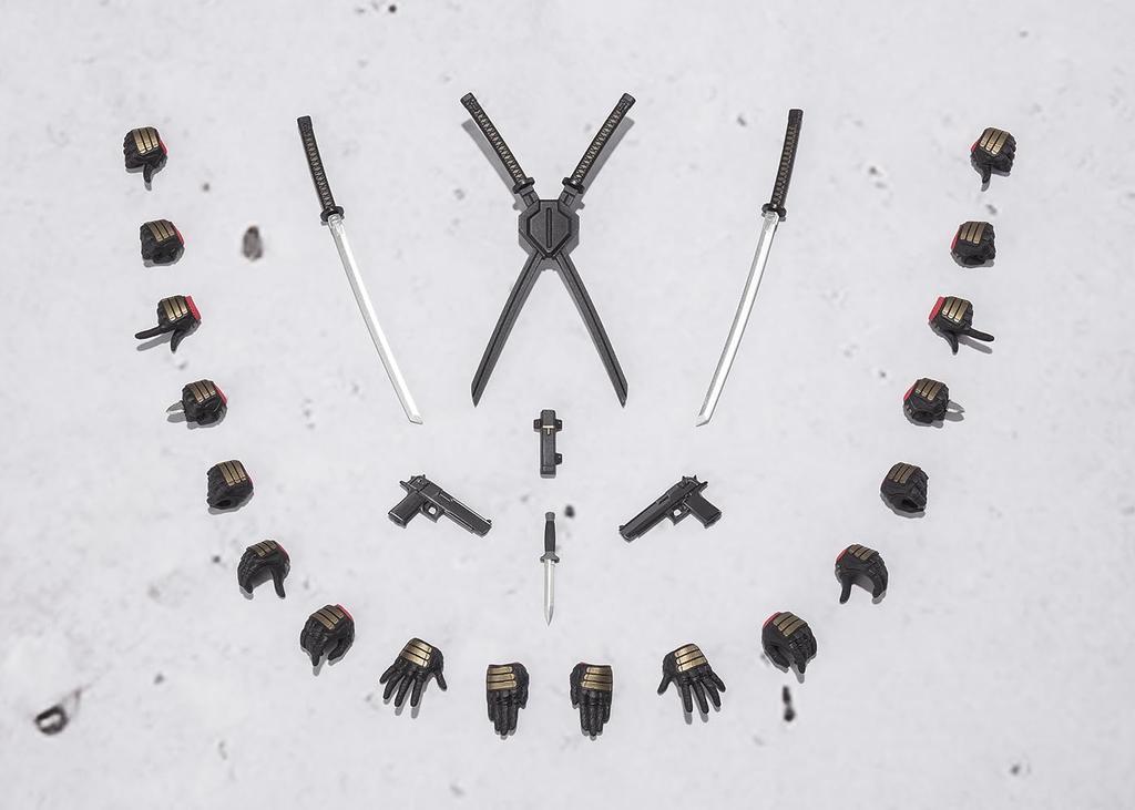 TAMASHII NATIONS Дэдпул 155 мм ПВХ ABS окрашенная подвижная фигурка SHFiguarts (Дэдпул и Росомаха) приблизительно. &