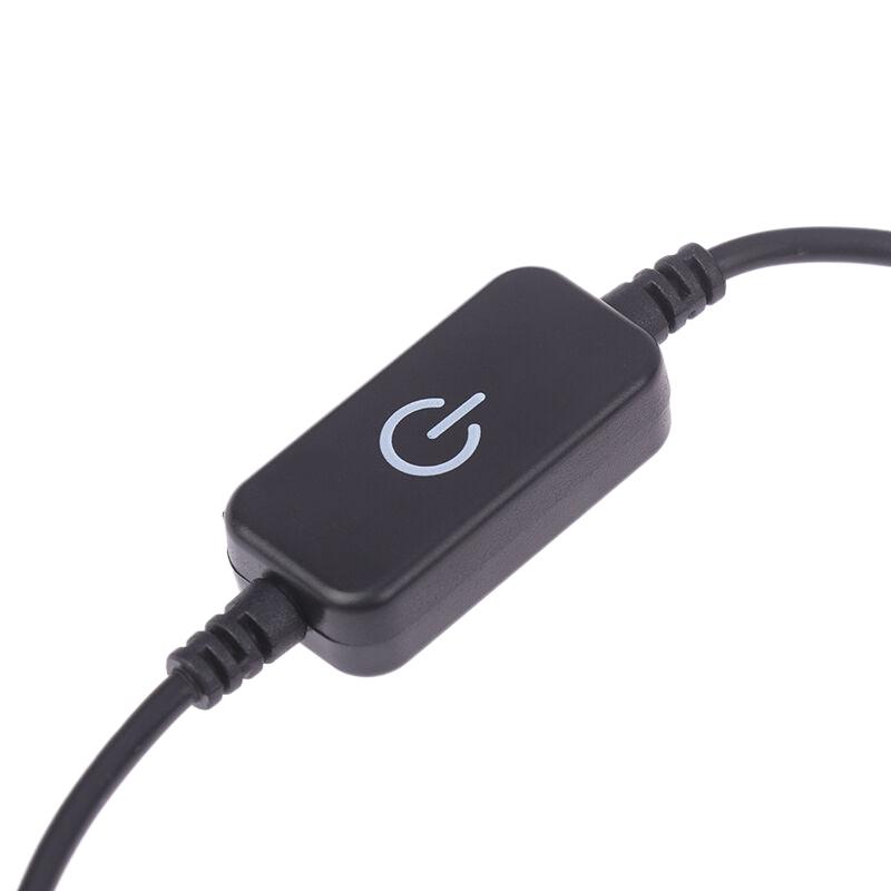 DC 5V Usb Led Inline Touch Dimming Switch 30Cm Кнопка Вкл. Выкл. Удлинительный кабель Шнур Димер Для Одноцветной Светодиодной Ленты