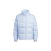 Adidas Down Jacket Solid Color Logo Sports Casual Down Coat Unisex Jackets Light-Pink Blue IK2418