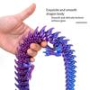 3D Printing Dragon Toy Chinese Dragon Joint Rotated Colorful Handicrafts Desktop Ornaments for Children's Decoration Gift Toys