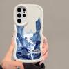 Мягкий чехол для телефона для Samsung Galaxy S24 S20 FE S22 Ultra A26 S21 A25 S25 S23 Plus A35 A54 A24 A34 A55 A36 Горы Вода