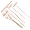 5Pcs Bamboo Zen Garden Rake Meditation Tools Home Decor Relaxation Handcrafted