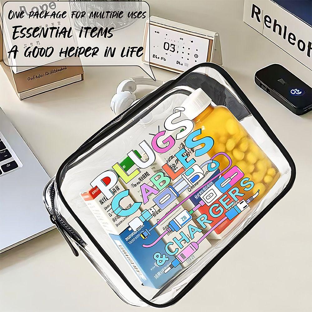 Waterproof Medicine Cosmetic Bag Large Capacity Makeup Bag New Travel Organizer  for Women