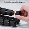K&F CONCEPT 3Pcs  Tripod Foot Spikes Set 1/4 Inch Thread Rubber Anti-Slip Tripod Monopod Legs Feet Replacement Parts