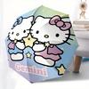 1pc Gemini Hello Kitty Stars Umbrella with Plastic Handle,Suitable for All Seasons Home Travel Outdoor UmbrellaSanlio008