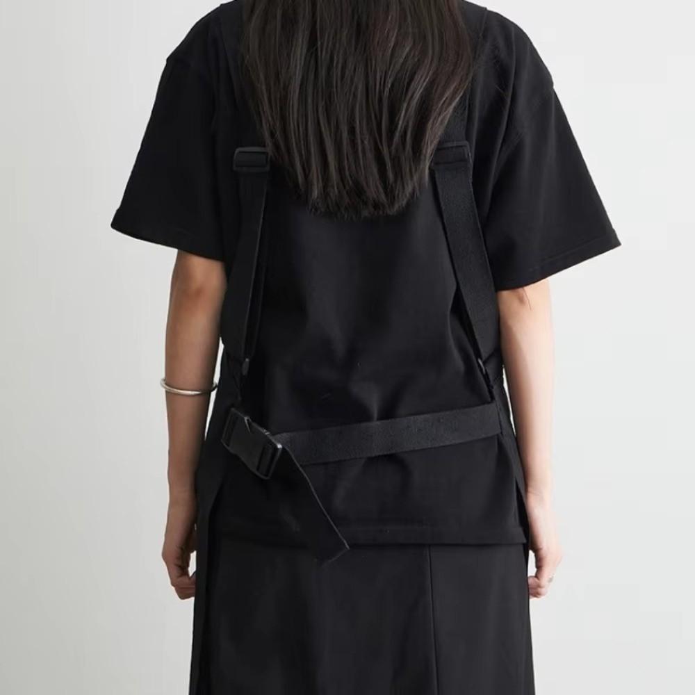 Long Tool Apron Adjustable Straps Salon Apron Unisex Barber Apron For Makeup Artists