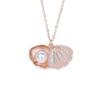 New Shell Necklace for Women's Clavicle Chain Temperament Pearl Empty Holder Pendant