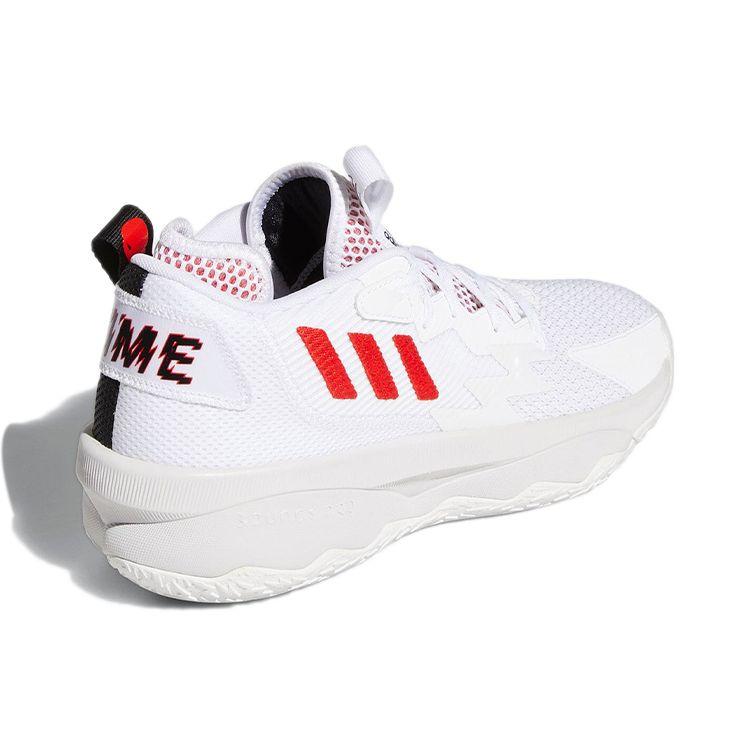Adidas Dame 8 Dame Time Unisex Sneakers White Vivid-Red Core-Black GY0384