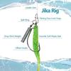 THKFISH Fishing Free Rig Drop Shot Sinker Cover Thin Shape 25-Piece Weight, Sinker, Ring, 14g,