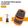 Быстроразъем для шланга 1/2 дюйма, герметичная конструкция, соединитель для шланга для эффективного управления водой в садах и на строительных площадках