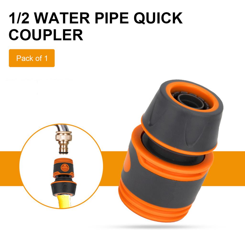Быстроразъем для шланга 1/2 дюйма, герметичная конструкция, соединитель для шланга для эффективного управления водой в садах и на строительных площадках