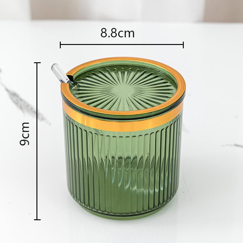 Luxury Cotton Swab & Makeup Storage Box - Dustproof Toothpick & Floss Holder with Bear Design