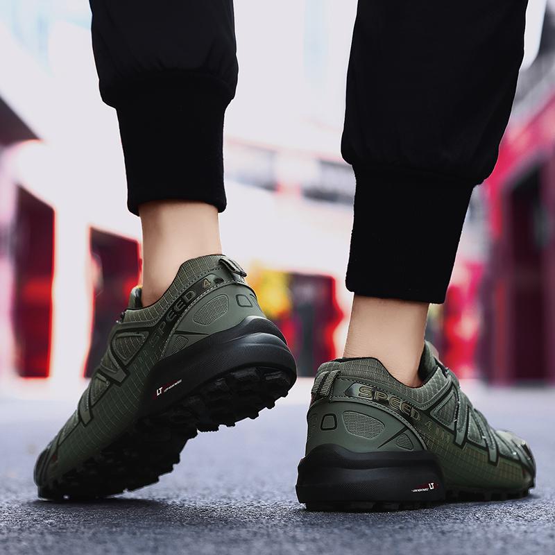 Men's High Quality Anti-Slip Wear Resistant Large Size Men's Outdoor Waterproof Hiking Shoes