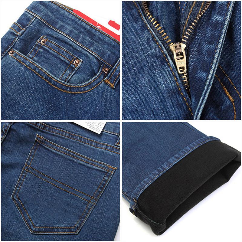 Мужские зимние утолщенные большие расклешенные джинсы, расклешенные брюки, свободный крой, мужские дизайнерские классические джинсовые джинсы с высокой талией