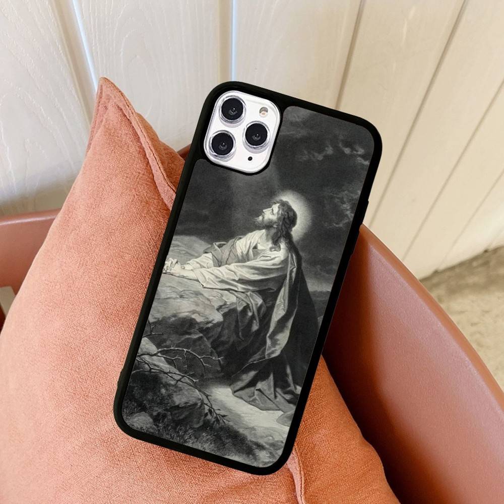 Чехол для телефона Сын Божий Иисус для iPhone 11 12 13 14 15 16 17 Pro Max Plus PC+TPU Ударопрочный корпус