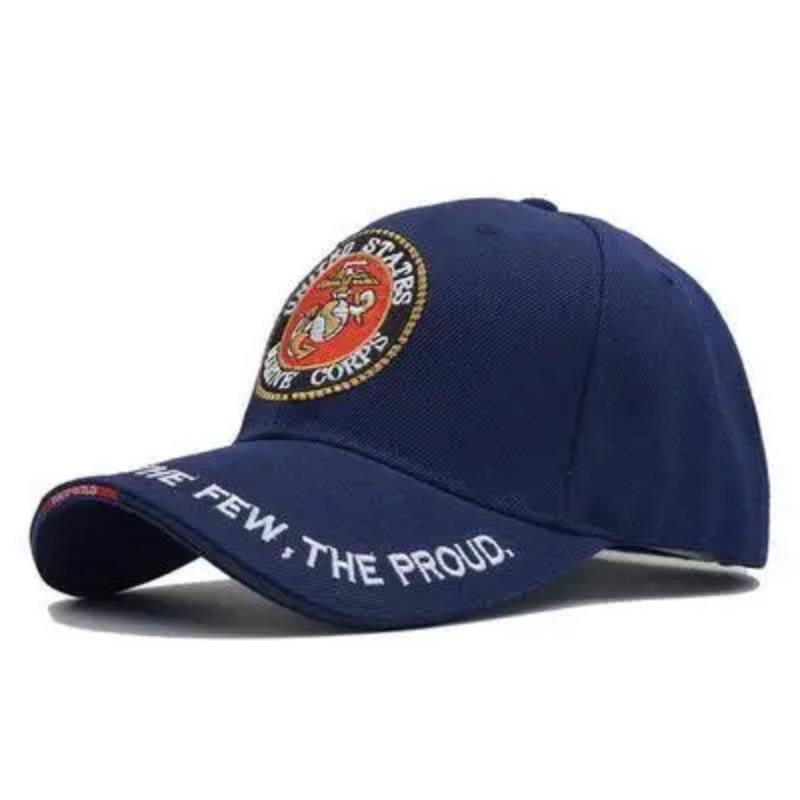 Fashion United States Marine Corps Baseball Cap Letter Embroidered Hip Hop Hats Outdoor Sports Caps Bone Marine Seals Hats