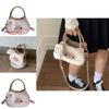 Cartoon Small Cat Pu Crossbody Bag For Girls Daily Use And School Commuting