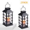 Tomshine Vintage Style Solar Powered Lantern Lights Flickering Flame Fire Candle LED Lamp Outdoor