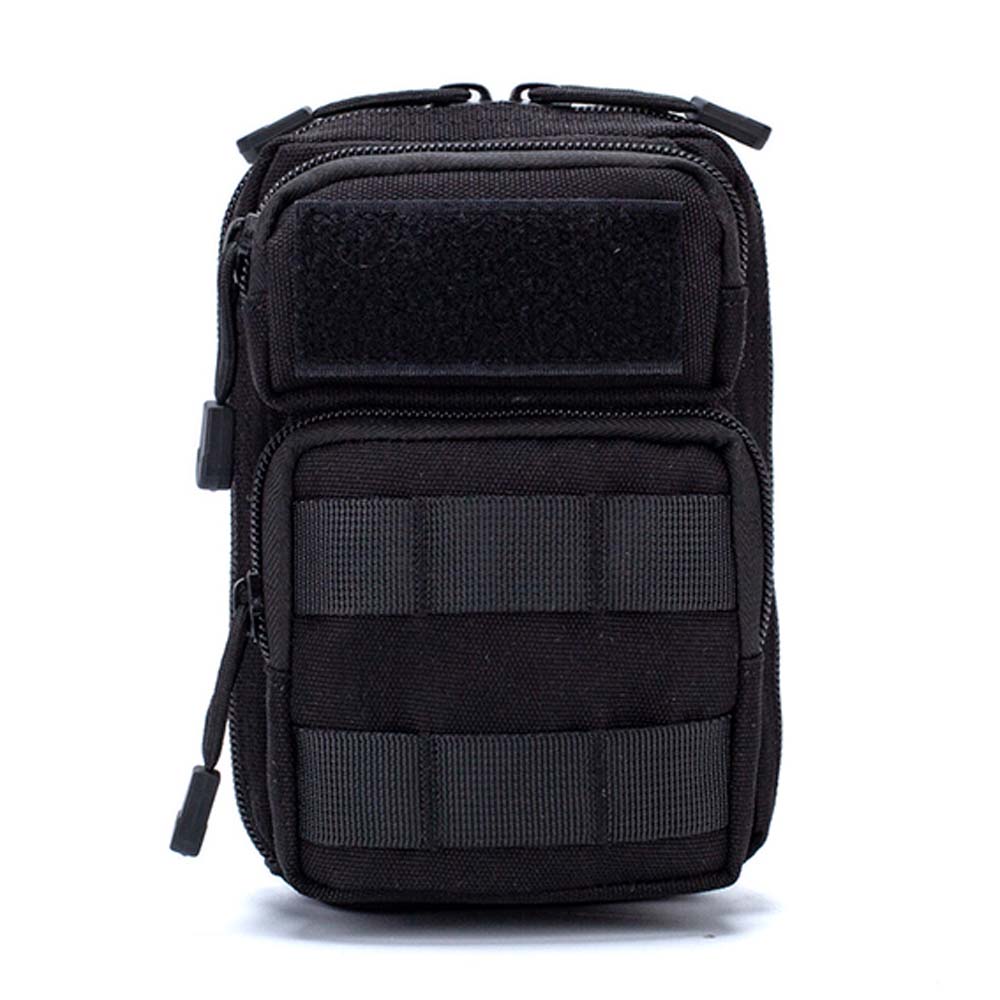 Тактическая сумка-подсумок 1000D. Портативная многофункциональная сумка для хранения вещей с несколькими карманами и регулируемым ремешком для телефона, кошелька, ключей.