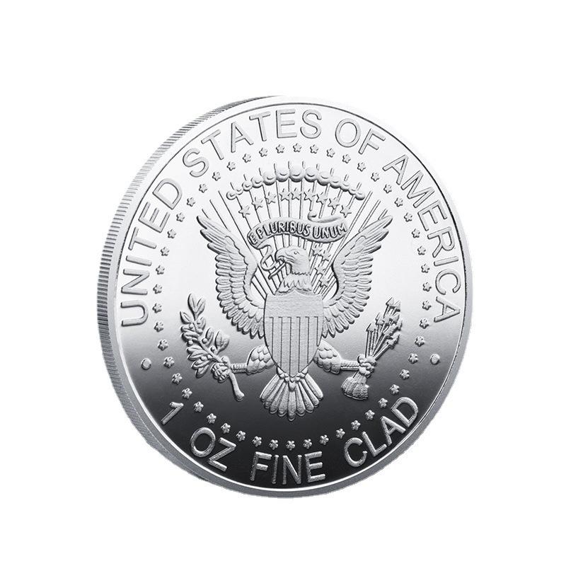 1964 Кеннеди, Креативная монета, Креативная памятная медаль, Свобода, Герб Соединенных Штатов, Белоголовый орлан, Подарочный значок