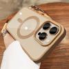 Роскошный прозрачный чехол для iPhone 16 15 14 13 12 11 Pro XS Max XR Магнитная беспроводная зарядка для Magsafe Мягкий бампер Прозрачный чехол