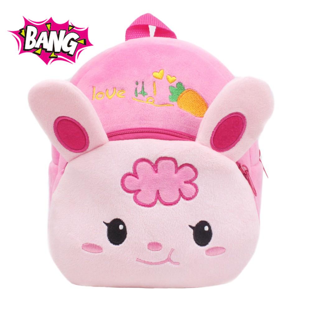 Headdress Children Baby Girls Boys Kids Cute Cartoon Animal Backpack Toddler School Bag