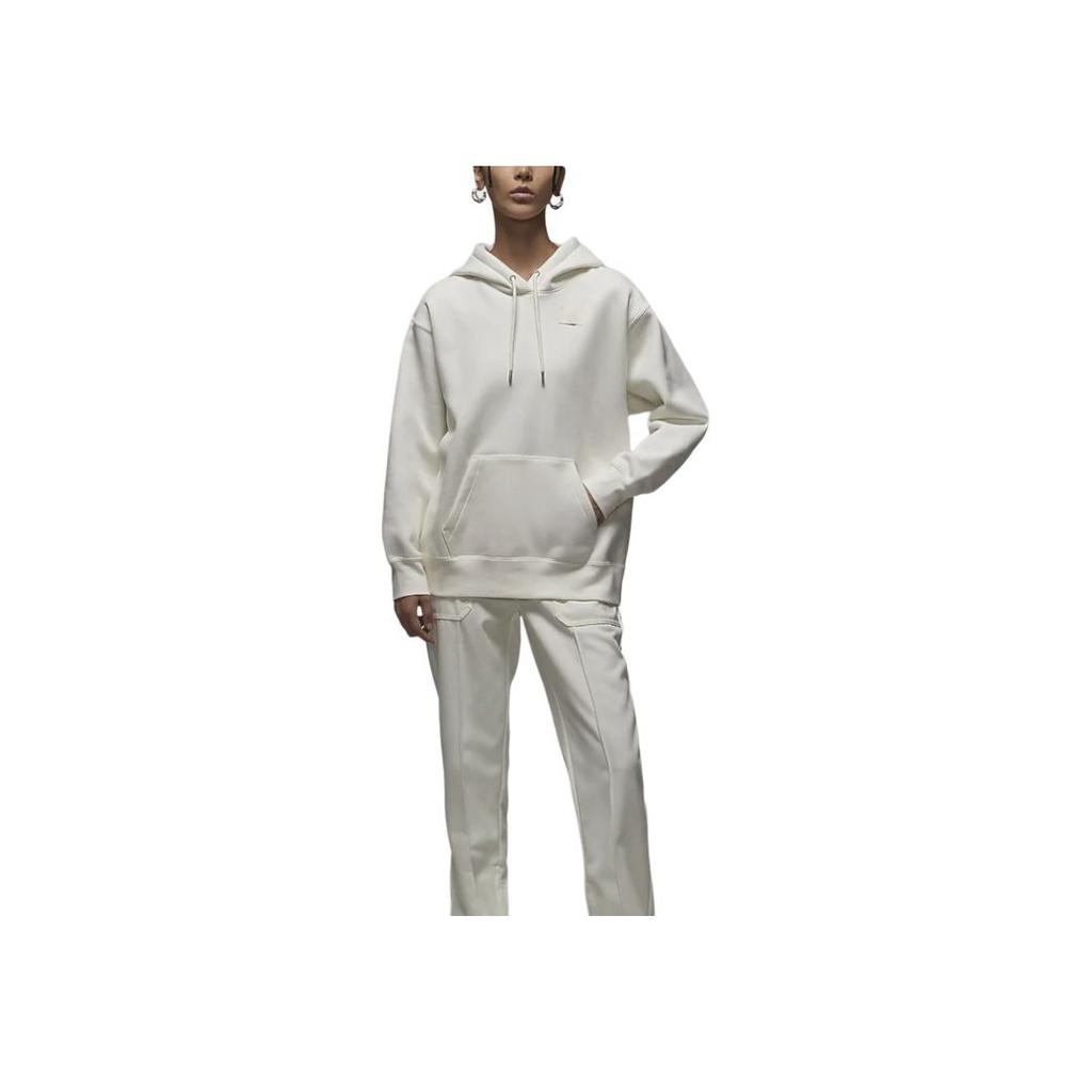 Jordan Свитшот с капюшоном и нашивкой-логотипом Flight Fleece, женский свитшот Sail FV7051-133