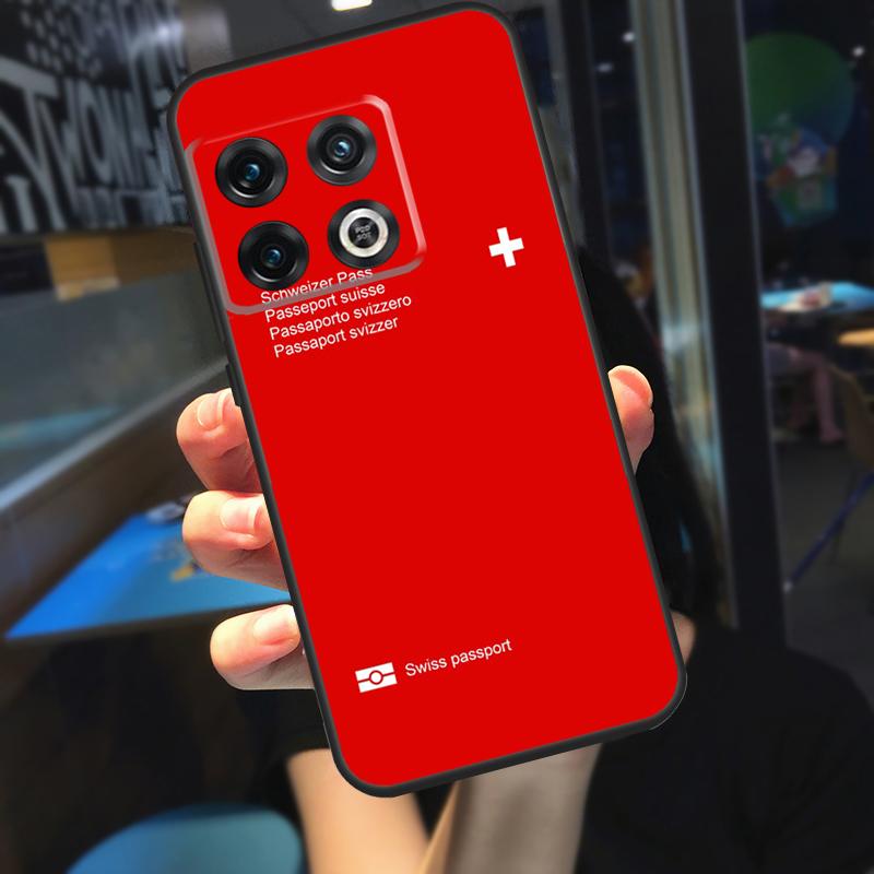Switzerland Swiss Flag Funda For OnePlus 10T 8T 9RT 12 13 13R 11 9 10 Pro OnePlus Nord 4 CE 2 3 Lite N20 N30 Case