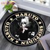 Cartoon Naruto Round Area Rugs Geometric Antiskid Living Floor Rug Room Decor Home Rugs Alfombra Naruto Play Mat Baby