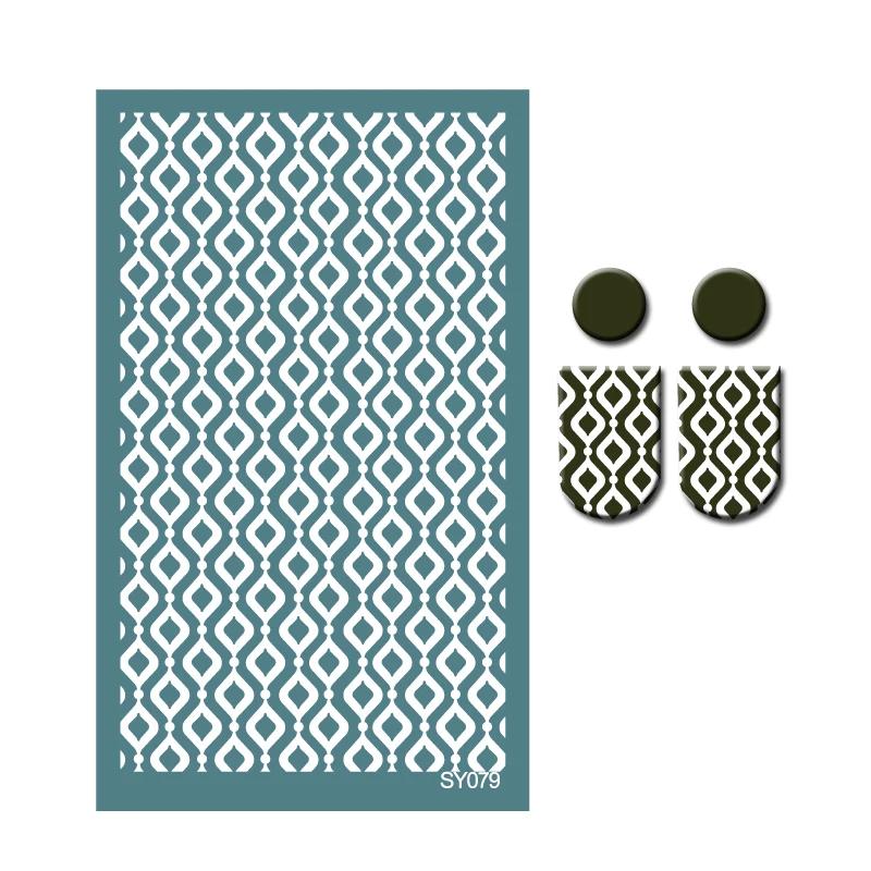 Полимерная глина Раскрашивание Шелкография Трафарет Многоразовый Линейный узор Печать Глиняные штампы DIY Серьги Изготовление ювелирных изделий Керамические инструменты