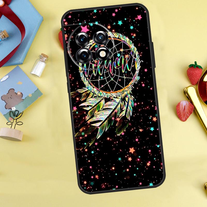 Retro Feather Dreamcatcher Cover For OnePlus 13 13R 12 12R 11 10 Pro 8T 10T OnePlus Nord 4 CE 2 3 Lite N30 N20 N10 Case