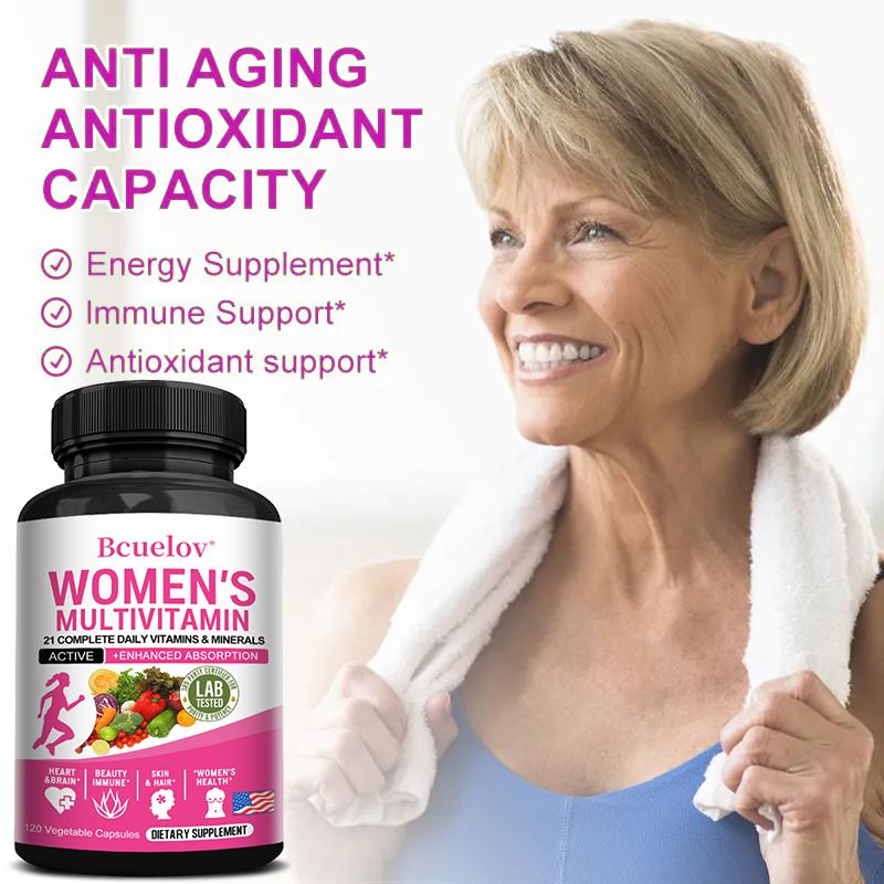 Multivitamins Dietary Supplement, With Calcium, Biotin, Lodine, 120 Capsules