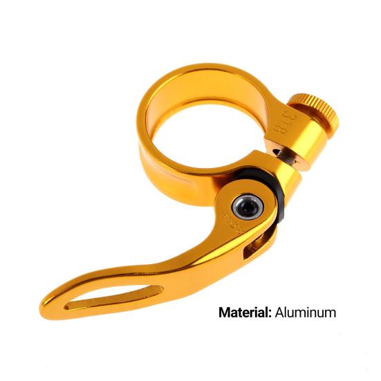 Зажим для подседельного штыря. Хорошее мастерство. Высокопрочный алюминиевый сплав. Удобный воротник для подседельного штыря для велосипеда. Активный отдых на свежем воздухе.