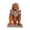 Nordic Design Reading Lion Figurine Art Sculpture Table Centerpiece Statue Ornament for Entryway