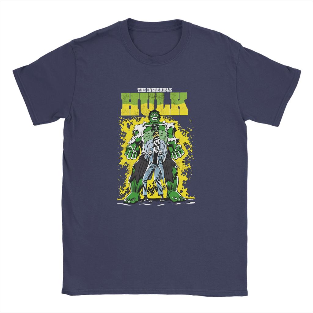 The Incredible Hulk TShirt Summer 100 Cotton TShirts For Adult Fashion Print Tshirt ShortSleeve Awesome Tops