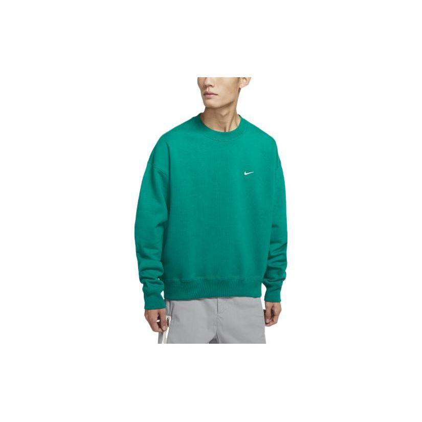Nike Пуловер с капюшоном из флиса Lab, мужские топы, зеленый DA0318-340