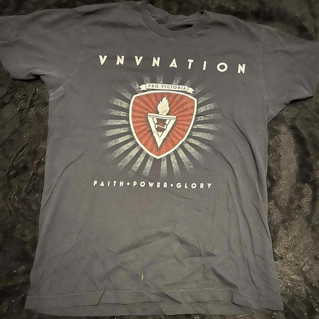 Хлопковая футболка черного цвета группы VNV Nation для ВЗРОСЛЫХ Унисекс