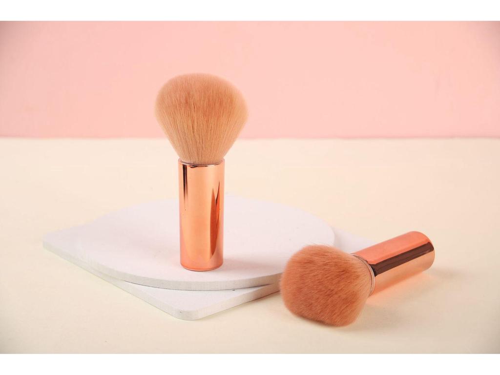 Компактная пухлая кисть для удаления пыли с ногтей - Кисть для пудры и румян в стиле бревна для сметания волос и нанесения макияжа