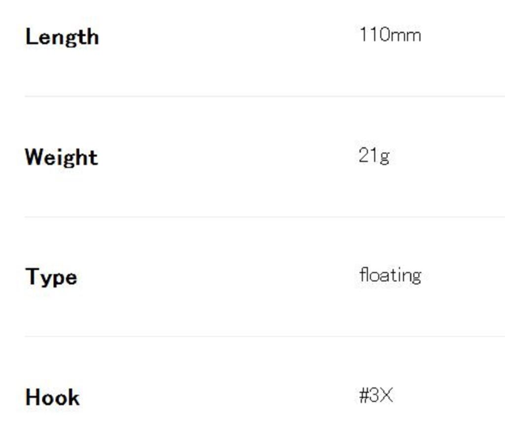 DUO Realis Fang Jaw 110 Floating Lure BCC3536 (0329)