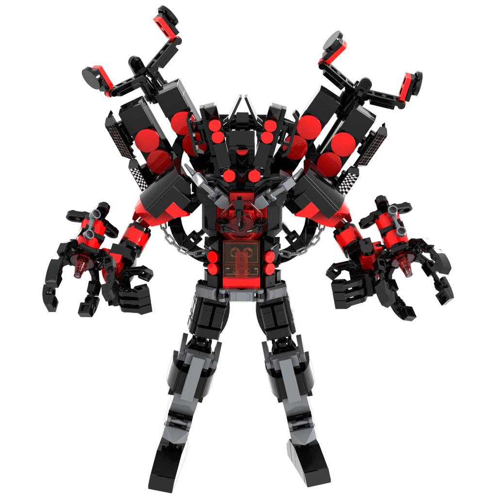 Игрушка-периферия для игры Toilet Man Monitor Man, строительные блоки, улучшение, модель Титана Спикера Кинга, фигурка