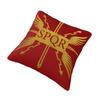 Подушка Декоративная SPQR Сенат и Народ Рима Наволочка Подушка для Стула Римская Империя Квадратная Наволочка