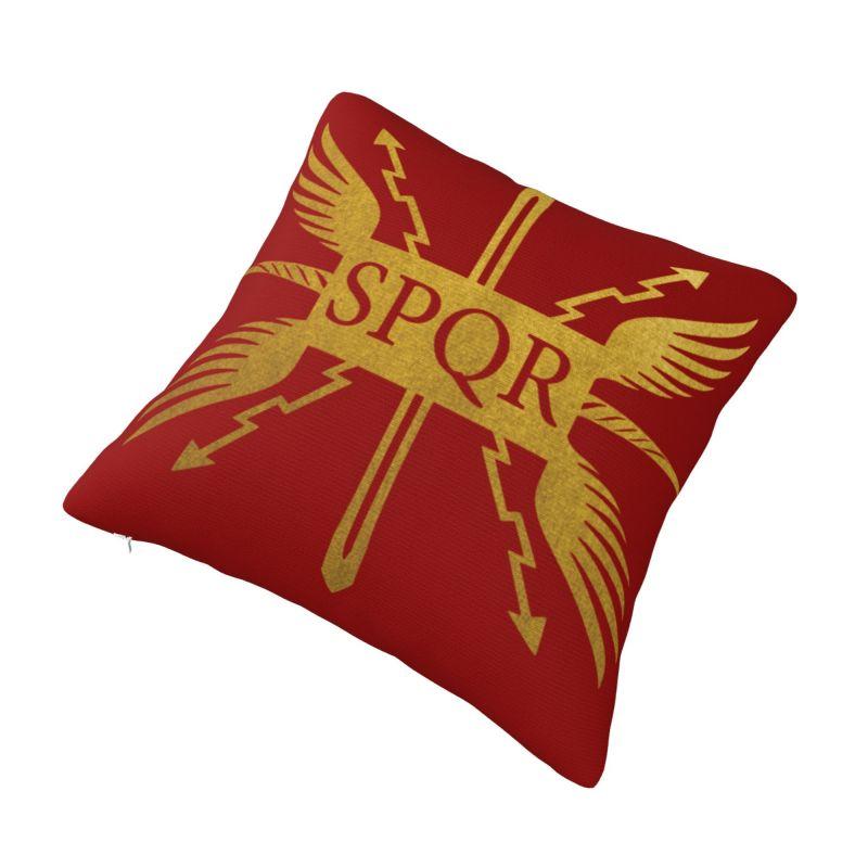 Подушка Декоративная SPQR Сенат и Народ Рима Наволочка Подушка для Стула Римская Империя Квадратная Наволочка