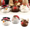 Santa Snowman Elk Resin Model Christmas Figurine Garden Decor DIY Accessories Desktop Home Decorations Miniature Statue