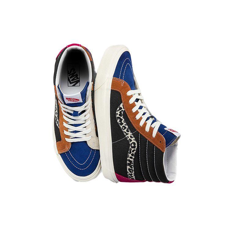 Vans Sk8 38 Dx Повседневные Легкие Высокие Кеды для Скейтбординга Унисекс Черный Синий Коричневый VN0A5KRI96M